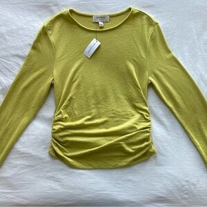 Banana Republic Light Yellow Long Sleeve Top